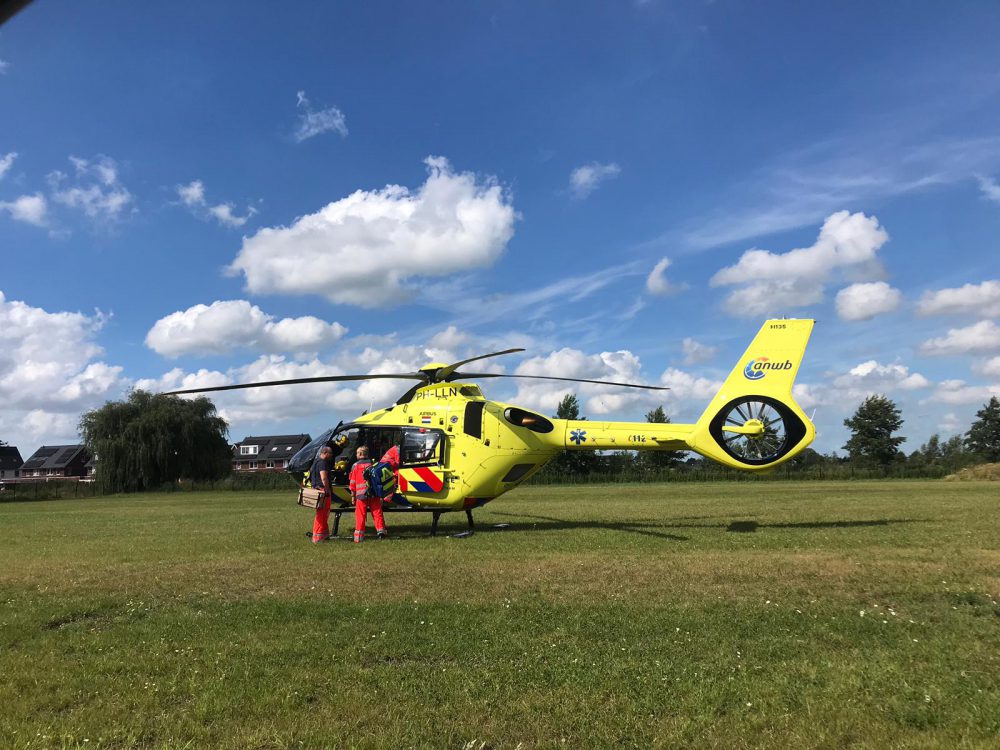 Traumahelikopter Landt In Bodegraven - Rebonieuws.nl