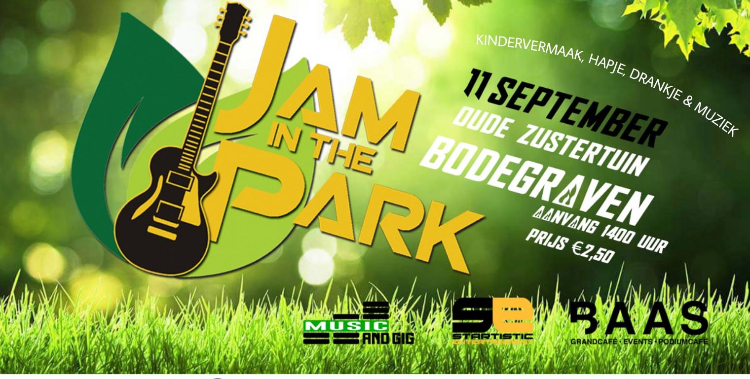 Jam in the Park op zaterdag 11 september Rebonieuws.nl